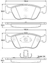 TRW GDB1406 Колодки дисковые передние