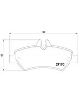 Textar 2919001 Колодки дисковые задние