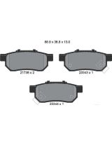 Textar 2173801 Колодки дисковые задние