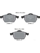 Textar 2162402 Колодки дисковые