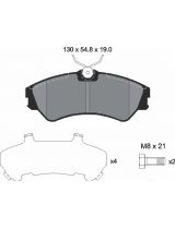 Textar 2012401 Колодки дисковые
