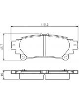 BOSCH 0 986 495 174 Колодки дисковые задние