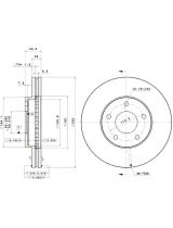 BREMBO 09.9368.11 Тормозной диск передний