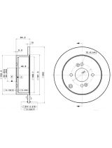 BREMBO 08.A602.10 Тормозной диск задний