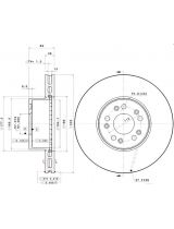 BREMBO 09.8726.10 Тормозной диск передний