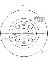 Patron PBD4119 Тормозной диск передний