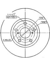 Patron PBD4046 Тормозной диск передний
