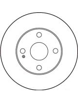 TRW DF3089 Тормозной диск передний
