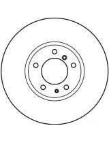TRW DF2602S Тормозной диск передний