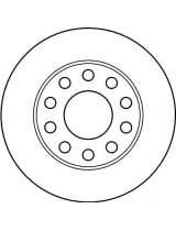 TRW DF4186 Тормозной диск задний