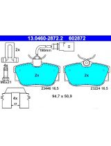 ATE 13.0460-2872.2 Колодки дисковые задние