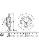 ATE 24.0126-0149.1 Тормозной диск