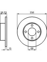 BOSCH 0 986 478 130 Тормозной диск