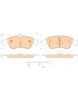 TRW GDB1908 Колодки дисковые передние