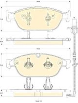 TRW GDB1883 Колодки дисковые передние
