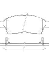 TRW GDB1143 Колодки дисковые