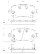 TRW GDB4176 Колодки дисковые задние