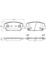 TRW GDB3582 Колодки дисковые передние