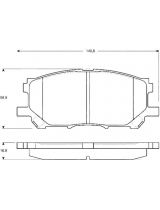 TRW GDB3338 Колодки дисковые передние