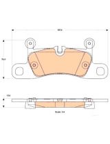 TRW GDB1875 Колодки дисковые задние