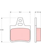 TRW GDB1247 Колодки дисковые задние