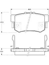 TRW GDB3154 Колодки дисковые
