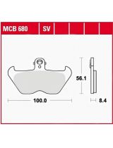 TRW MCB680SV Колодки дисковые передние
