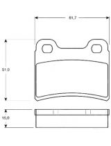 TRW GDB3209 Колодки дисковые передние