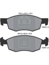 Textar 2384201 Колодки дисковые