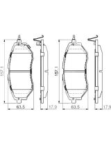 BOSCH 0 986 494 679 Колодки дисковые передние