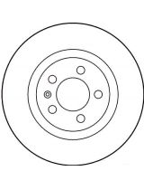 TRW DF2804 Тормозной диск передний