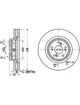 ATE 24.0132-0172.1 Тормозной диск передний