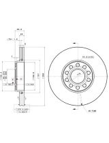 BREMBO 09.A428.11 Тормозной диск передний