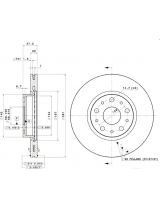 BREMBO 09.6769.20 Тормозной диск задний