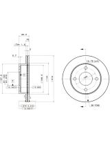 BREMBO 09.5931.10 Тормозной диск передний