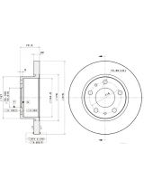 BREMBO 08.7219.10 Тормозной диск передний