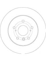 TRW DF6176 Тормозной диск