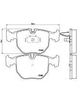 BREMBO P06021 Колодки дисковые передние