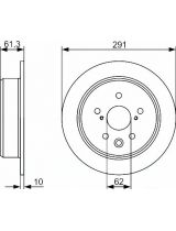 BOSCH 0 986 479 657 Тормозной диск