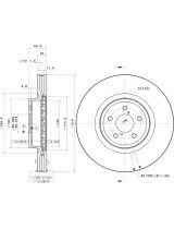 BREMBO 09.A870.14 Тормозной диск