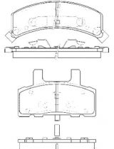 TRW GDB1273 Колодки дисковые
