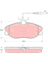 TRW GDB1194 Колодки дисковые передние