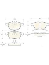 TRW GDB1342 Колодки дисковые передние