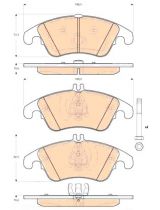TRW GDB1737 Колодки дисковые передние