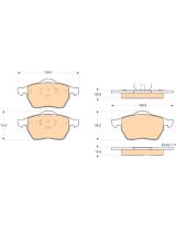 TRW GDB1376 Колодки дисковые