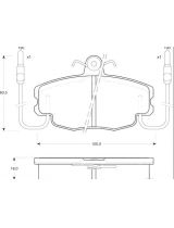 TRW GDB807 Колодки дисковые передние