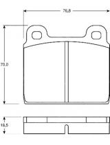 TRW GDB407 Колодки дисковые