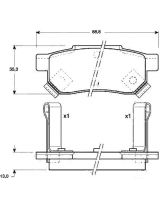 TRW GDB499 Колодки дисковые