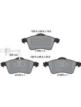 Textar 2188501 Колодки дисковые передние