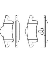 BOSCH 0 986 424 665 Колодки дисковые задние